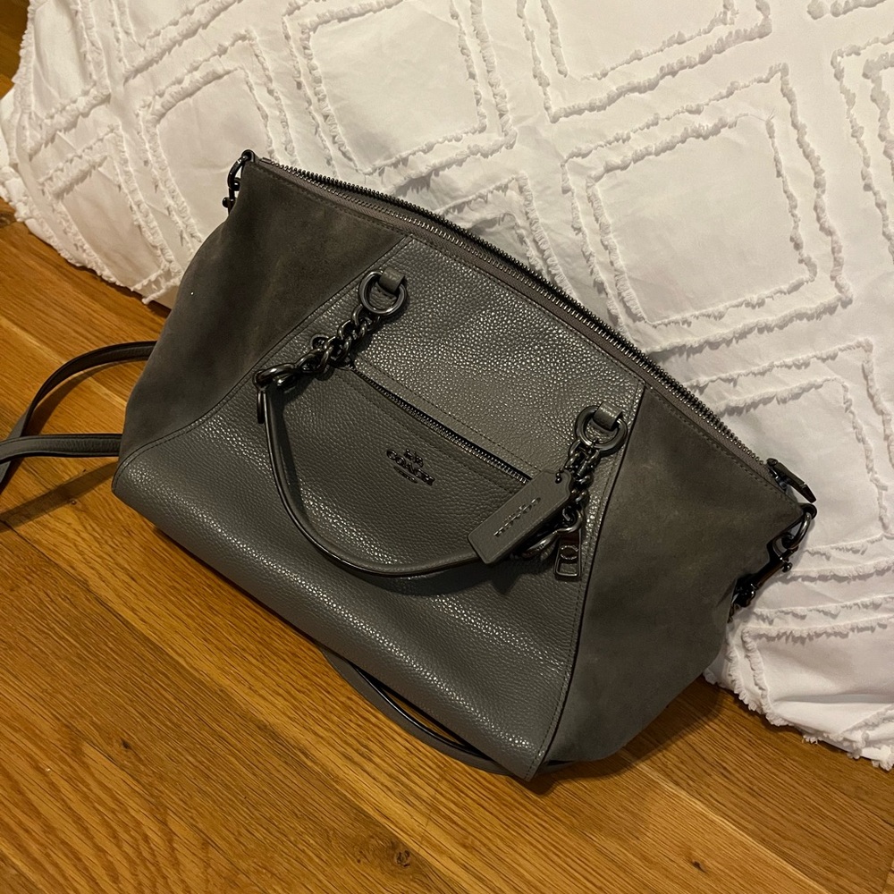Coach Charcoal Shoulder Bag